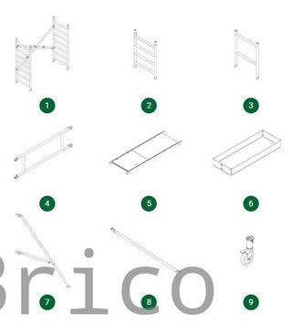 Andamio Multiusos Profesional MASTER 3,10 Metros Pack A