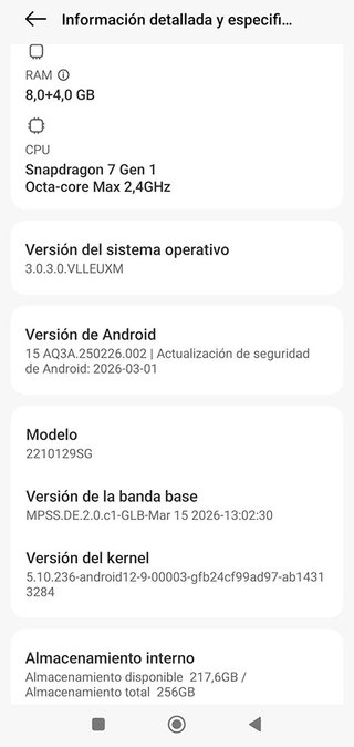 Xiaomi 13 Lite. 8 GB RAM/256 GB (A ESTRENAR)