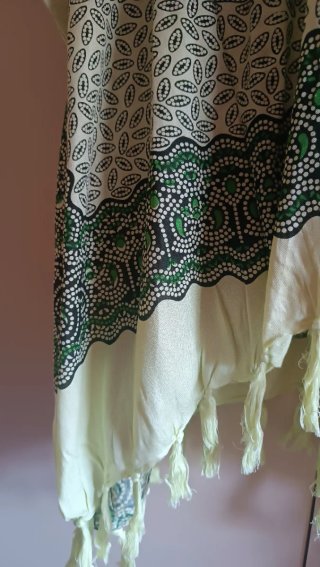 Poncho Playero Azul y Negro O Verde y Negro