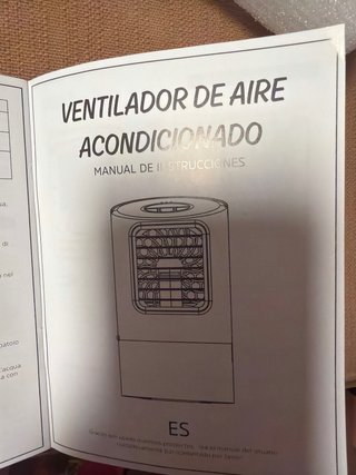 Ventilador Aire Acondicionado Portátil Blanco