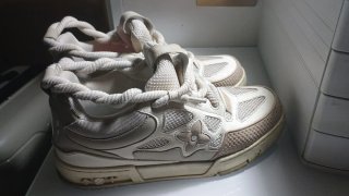 Scarpe Louis Vuitton N.42 Beige/Bianco