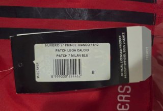 Custodia Porta Abiti Ufficiale AC Milan Adidas Tec