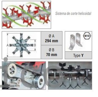 Desbrozadora de Martillos  252CC MTZ600 Zanon