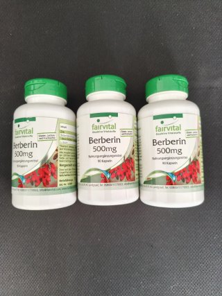 1x Berberina 500mg Fairvital 90 cápsulas