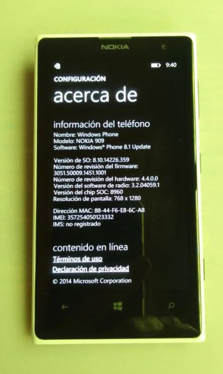 Nokia Lumia 1020 Blanco