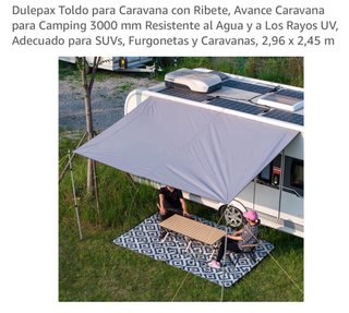 Toldo Dulepax para caravana