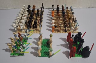 Lote 93 Minifiguras LEGO Star Wars + Regalo (LEED)