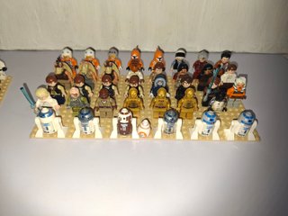 Lote 93 Minifiguras LEGO Star Wars + Regalo (LEED)