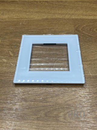 Interruptor de Pared con Marco de Cristal