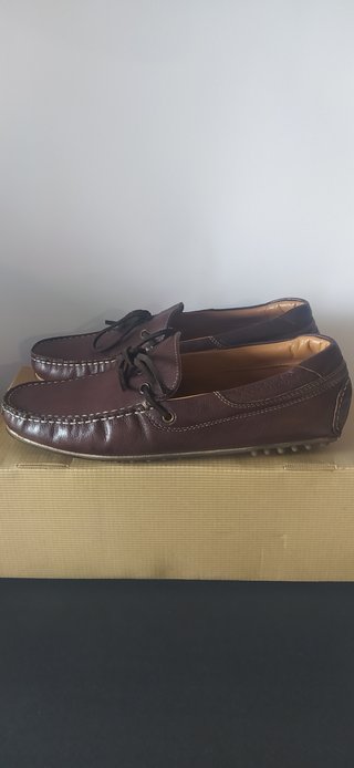 Mocasines de piel marrones