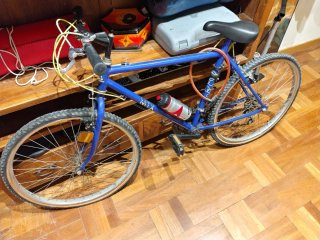 Bicicleta BIKENERGY azul