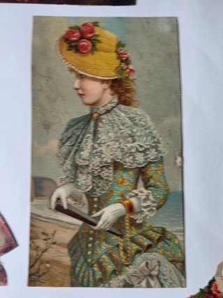 Cromos troquelados antiguos