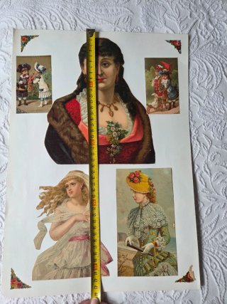 Cromos troquelados antiguos