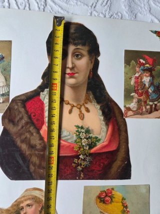 Cromos troquelados antiguos