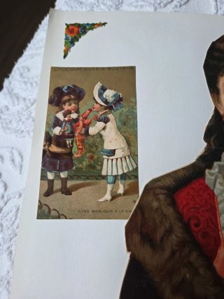 Cromos troquelados antiguos