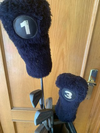 Set 8 Palos Golf Vintage + Bolsa Cuero
