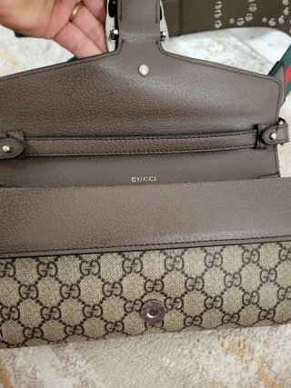 Bolso Gucci Monogram Marrón y Beige