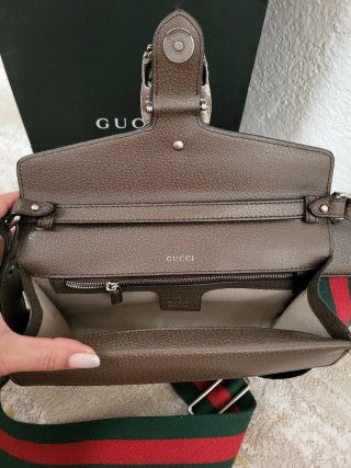 Bolso Gucci Monogram Marrón y Beige