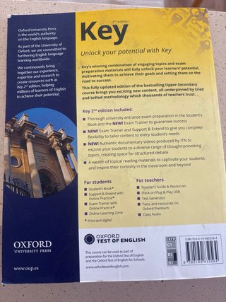 Key Bachillerato 2e 1 Student Book (Spain)