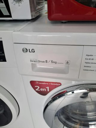 @Lavadora y Secadora LG Direct Drive 8/5kg 2 en 1@
