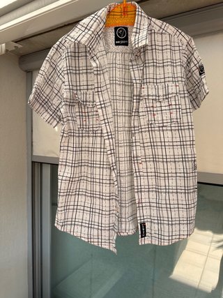 Camisa Seaport Cuadros Manga Corta