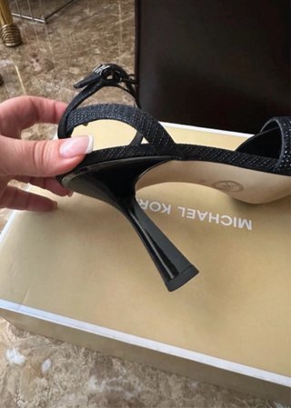 Sandalias Michael Kors Negras Talla 38