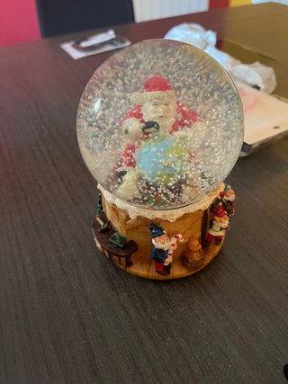 Bola de nieve Navidad Santa Claus Globo Terráqueo