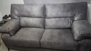 Sofá 3+2 plazas gris
