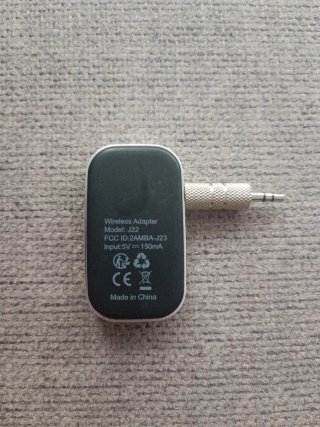 Receptor Bluetooth 5.0 AUX Jack 3.5mm - Modelo J22