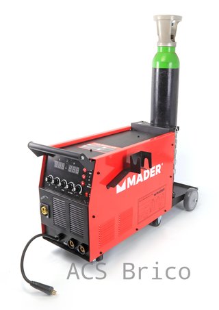 Equipo Soldadura SemiAutomático MMA - MIG/MAG 200A - 63475 - Mader