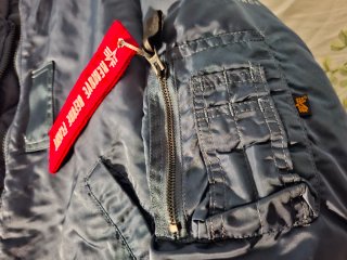 Chaqueta Bomber Alpha Industries Talla M Azul