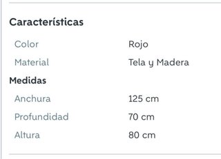 Sofá rosa de tela y madera