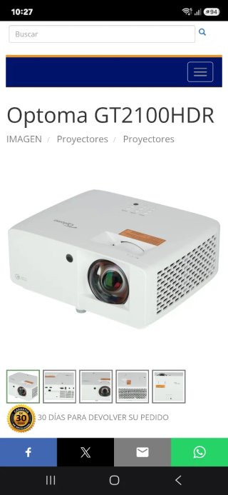 Proyector optoma