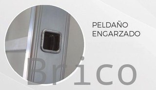 Escalera Aluminio 3x19 - 5+5+5 M - 80x25mm