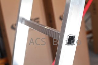 Escalera Aluminio 3x19 - 5+5+5 M - 80x25mm