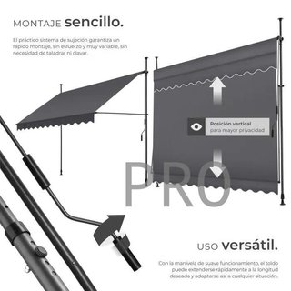 Toldo plegable para balcon