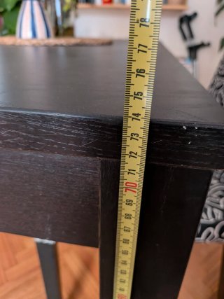 Mesa de madera para comedor y 4 sillas