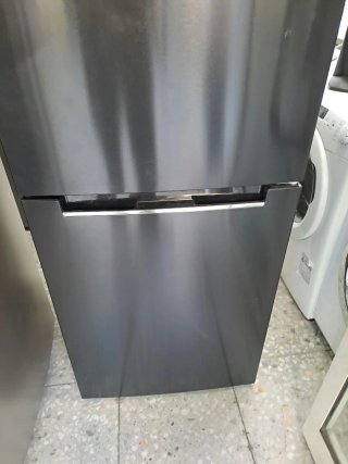 @Nevera Hanseática Negra Combi Una Años Garantía@