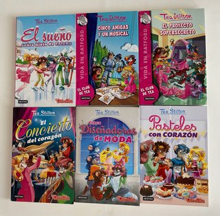 Lote 6 libros Tea Stilton