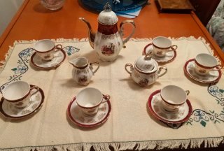 Juego de café vintage de colección Japón de 1970