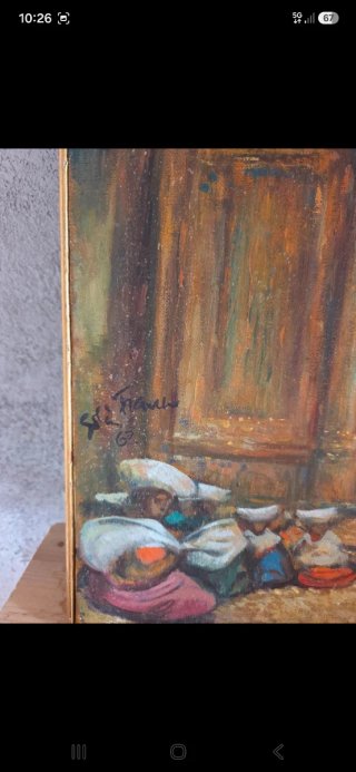 Dipinto olio su tela 70x45
