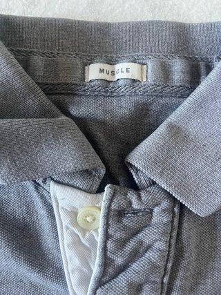 Polo Abercrombie & Fitch Uomo M Muscle Fit Grigio