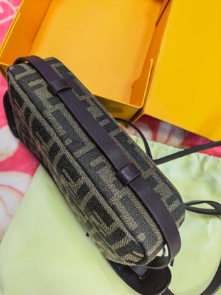 Bandolera Fendi FF Monogram Marrón