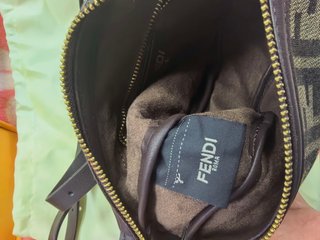 Bandolera Fendi FF Monogram Marrón