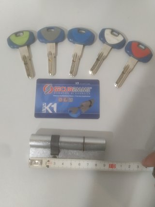 Bombín Seguridad Securemme K1 30x60 + 5 Llaves