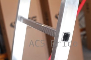 Escalera Aluminio 3x13 - 3,5+3,5+3,5 M - 66x25mm