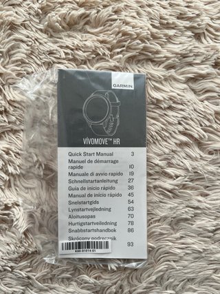Garmin Vívomove HR Smartwatch Azul/Plata