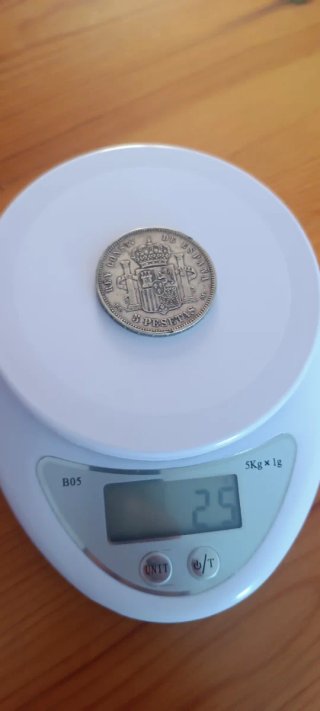 5 Pesetas 1892 Alfonso XIII