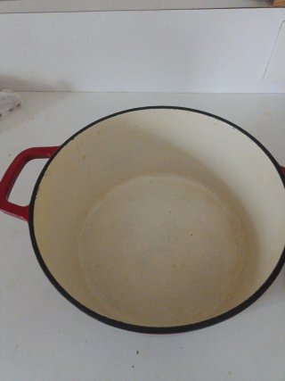 Olla Cocotte Hierro Colado Roja