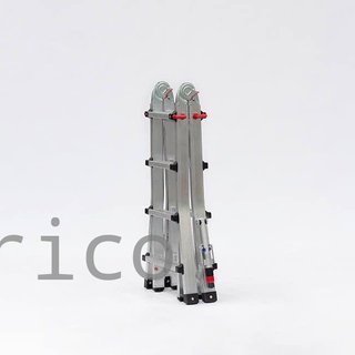 Escalera Telescópica Aluminio 6+6 Peldaños Teleflex